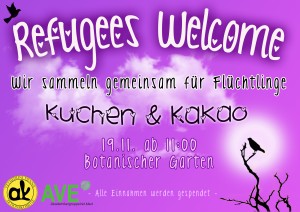 Flüchtlingsstand Plakat_heller